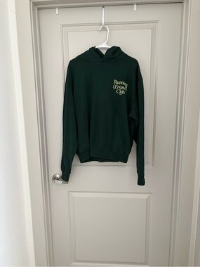 Talentless Women's Running Club Boyfriend Hoodie in emerald green Size XS